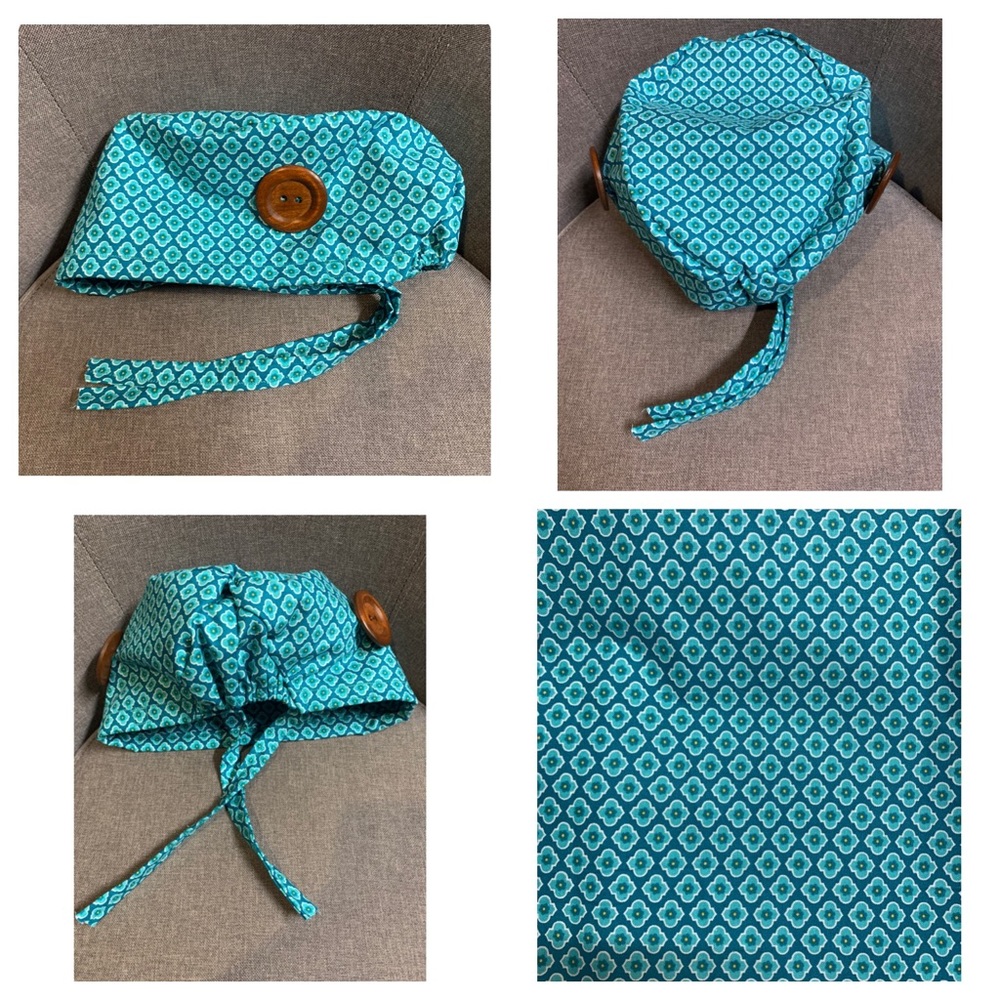 High Quality Fitted Scrub Cap with Buttons